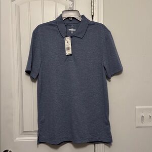 Men's ADIDAS GOLF Blue Polo Shirt
